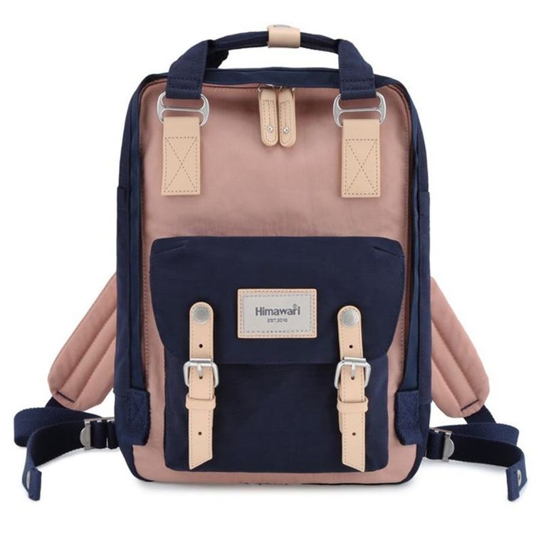 Plecak podróżny na laptopa, bagaż podręczny do samolotu, różowy, wodoodporny, Himawari