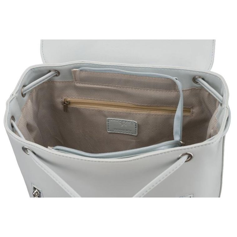 Plecak, szary, skóra ekologiczna, Rovicky