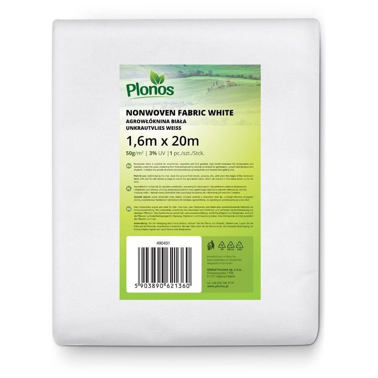 Plonos, Agrowłóknina okryciowa 2000-160 cm, biała