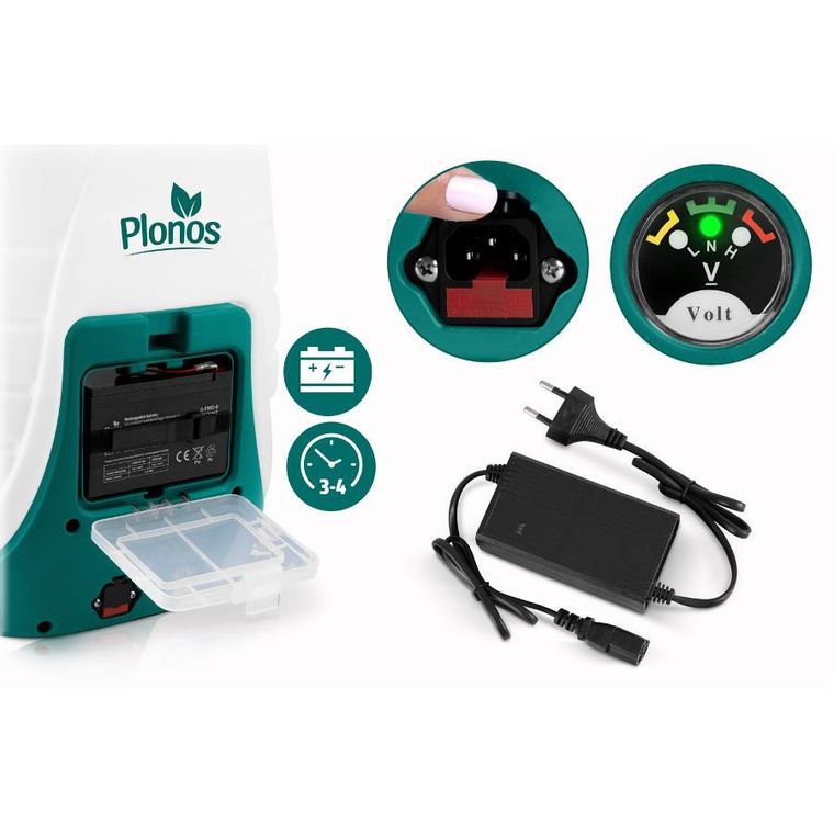 Plonos, opryskiwacz akumulatorowy, z wózkiem