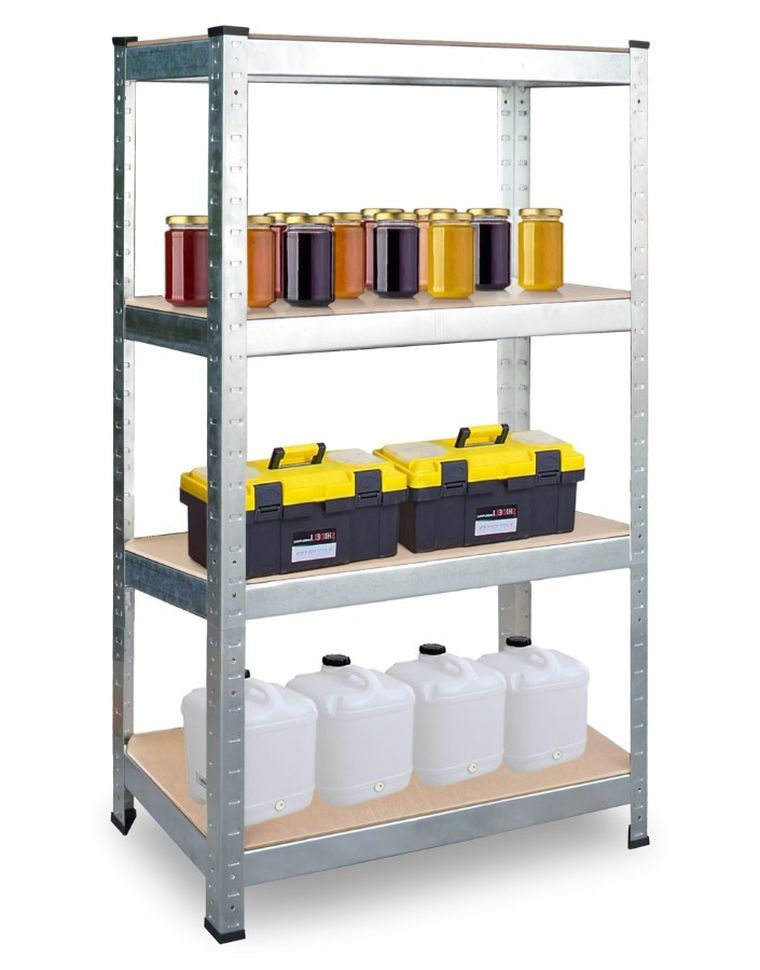 Plonos, regał metalowy, magazynowy, 180-90-40 cm