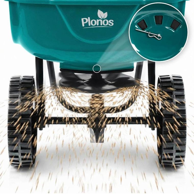 Plonos, siewnik do trawy, nasion, rozsiewacz, nawozu, ręczny, 27l, PL-981