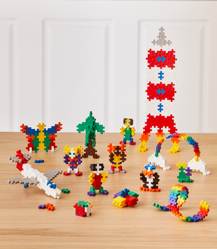 Plus-Plus, Basic w opakowaniu, klocki, 1200 elementów