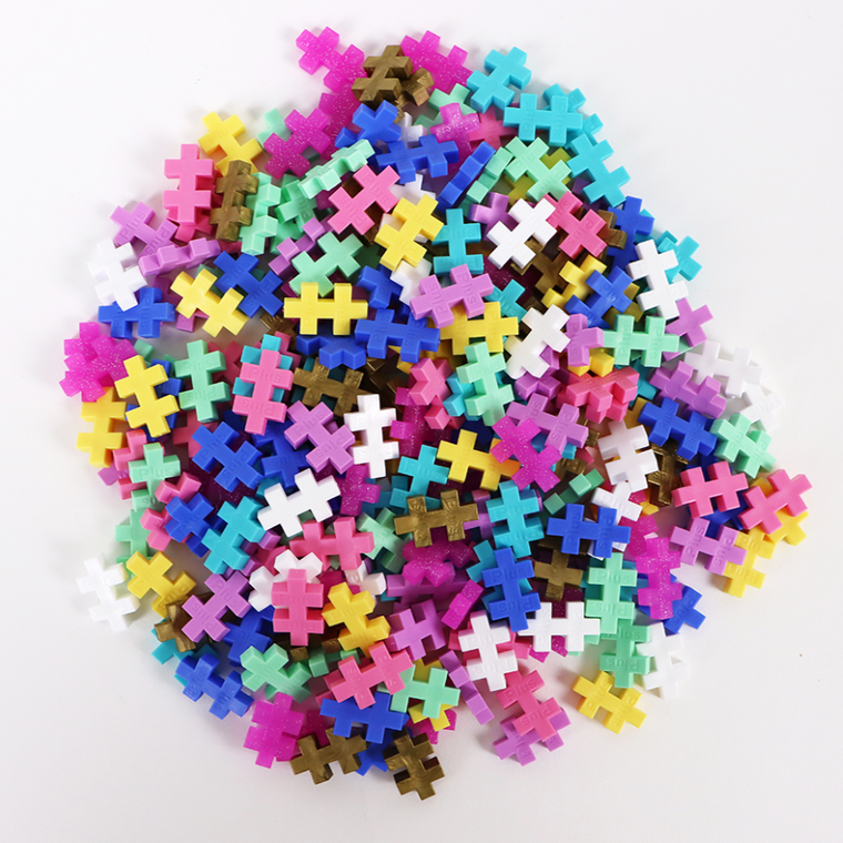 Plus-Plus, Naucz się budować, Jednorożce, klocki, 275 elementów