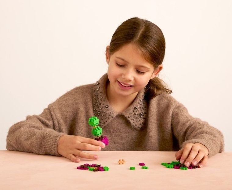 Plus-Plus, Roślinki, Topiary, klocki, 49 elementów