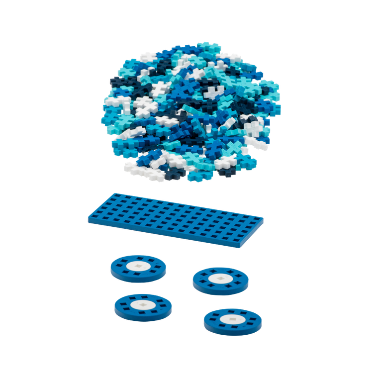 Plus-Plus, Tuby Color Cars, Water, klocki, 200 elementów