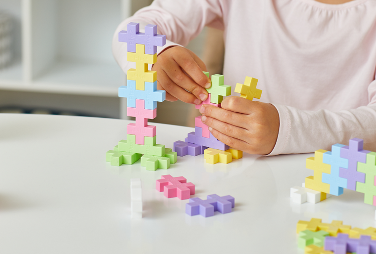 Plus-Plus, Zestawy Big, Pastelowe kolory, klocki, 100 elementów