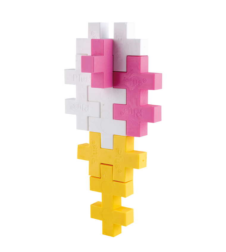 Plus-Plus, Zestawy Big, Pastelowe kolory, klocki, 50 elementów