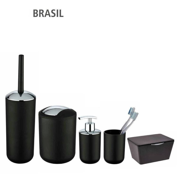Pojemnik na szczotkę, Brasil black + szczotka wc