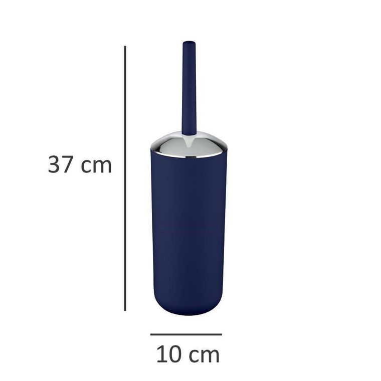 Pojemnik na szczotkę, Brasil, granatowy + szczotka wc