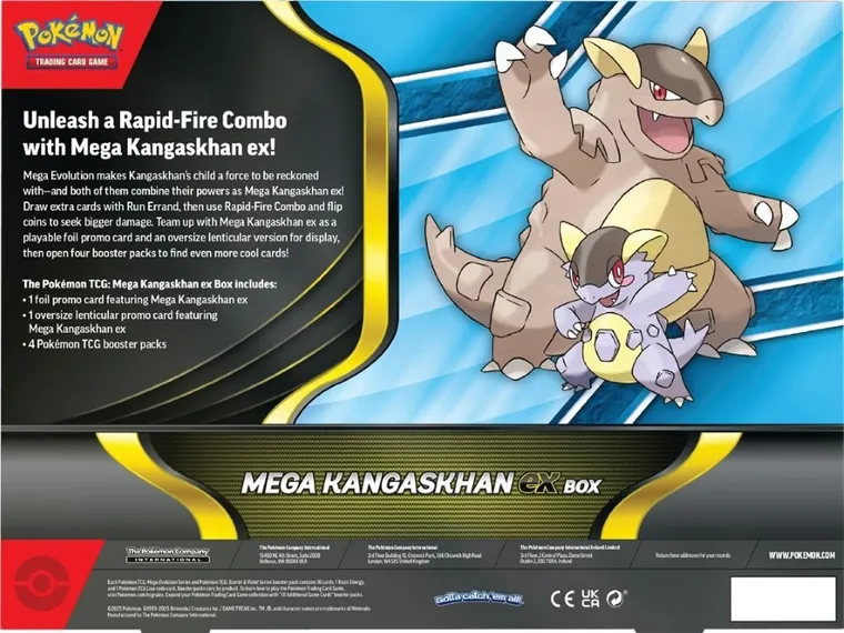 Pokemon TCG: Mega Kangaskhan ex Box, gra karciana