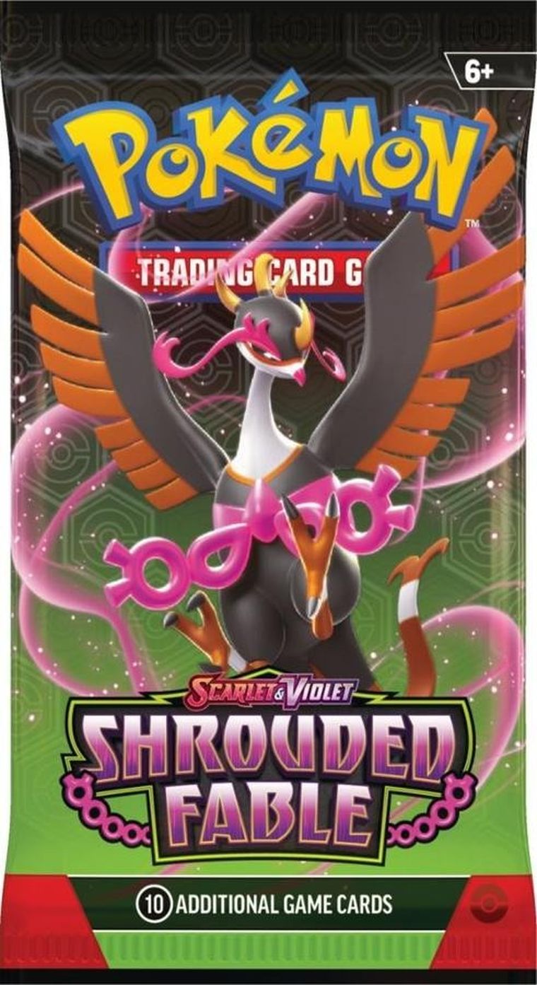 Pokemon TCG: Scarlet & Violet, Shrouded Fable, Pecharunt, gra karciana, dodatek