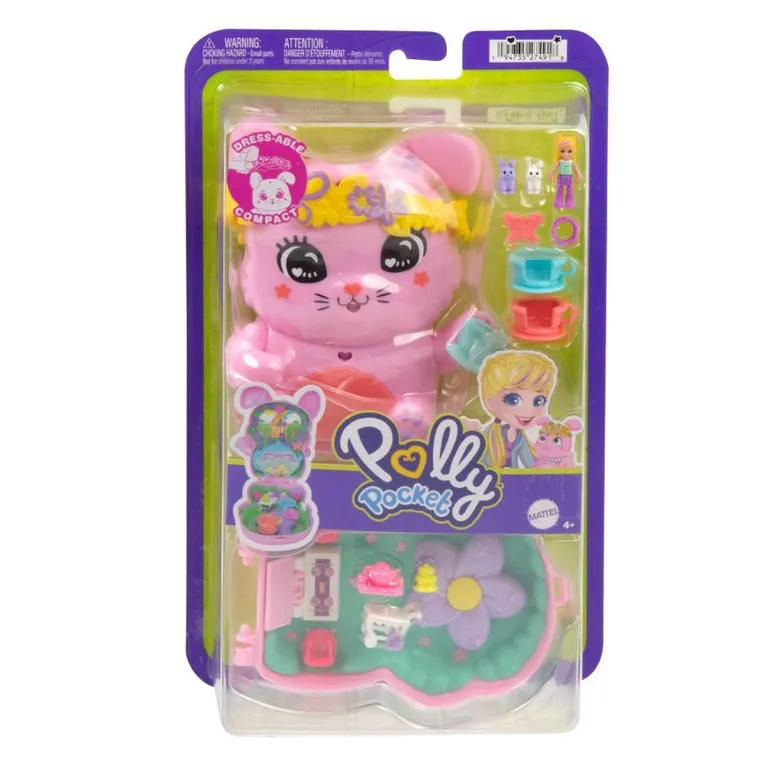 Polly Pocket, Króliczkowa herbatka, zestaw z laleczką i akcesoriami