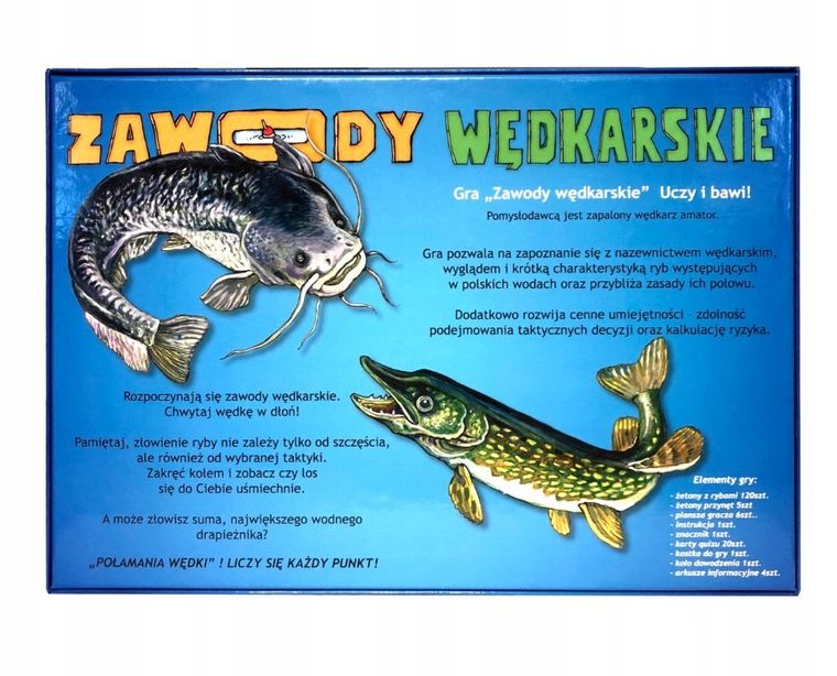 Polskie Gry Planszowe, Zawody wędkarskie, gra familijna