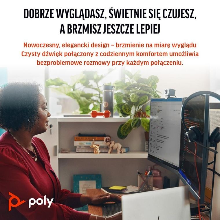 Poly, Blackwire 3325, słuchawki, USB-C, 3.5mm
