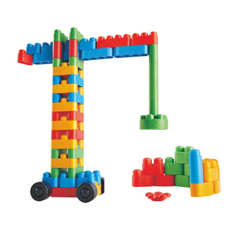 PolyM, Pojazdy budowlane, klocki konstrukcyjne, 80 elementów