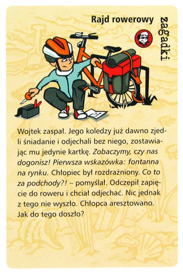 Pomarańczowe historie, 50 wakacyjnych zagadek, gra karciana