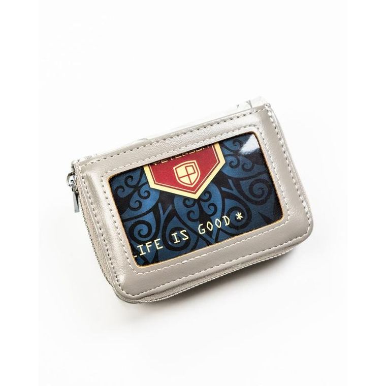 Portfel, biały, skóra ekologiczna, Peterson