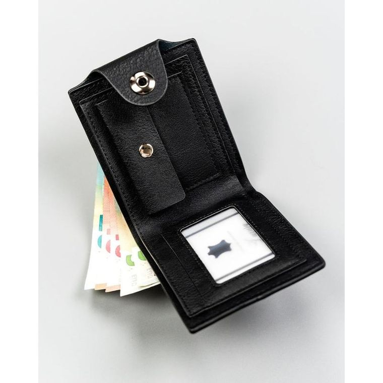 Portfel, brązowy, skóra ekologiczna, 4U Cavaldi