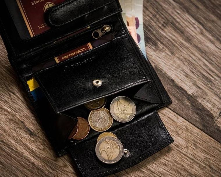 Portfel, czarny, skórzany, RFID, Peterson