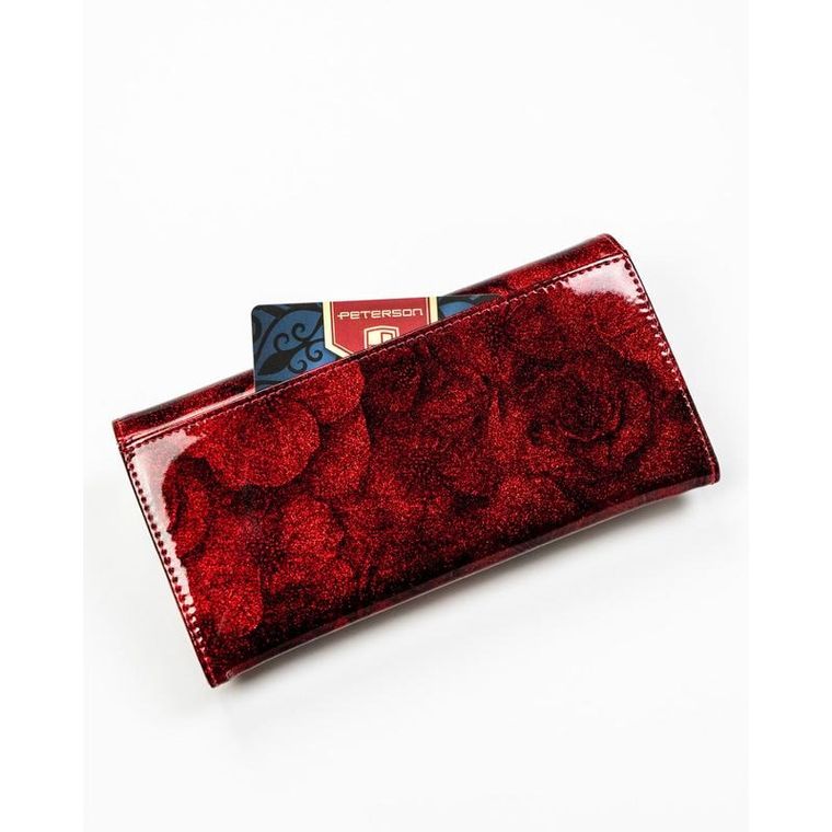 Portfel, czerwony, RFID, Peterson