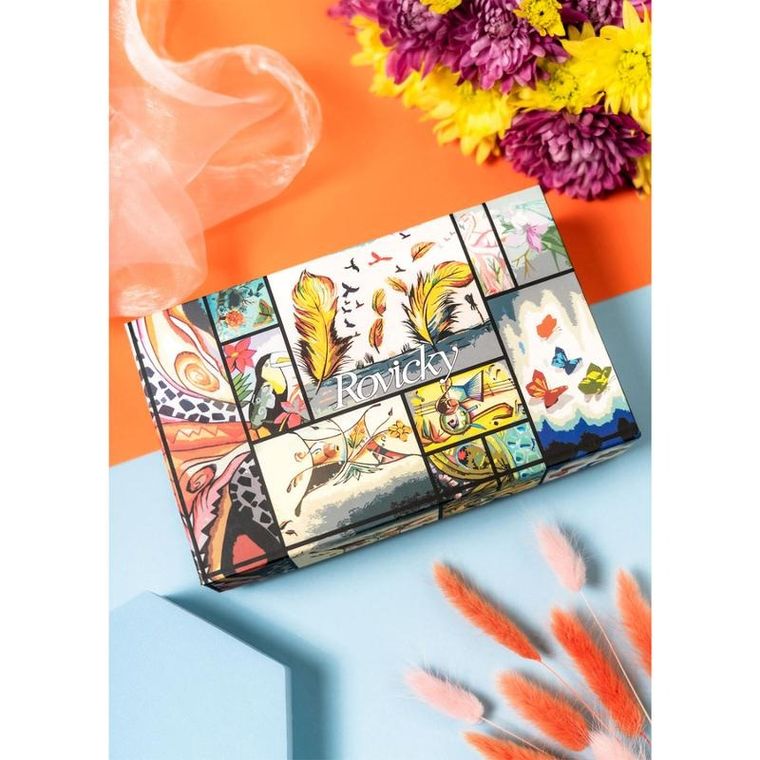 Portfel, granatowy, skórzany, Rovicky