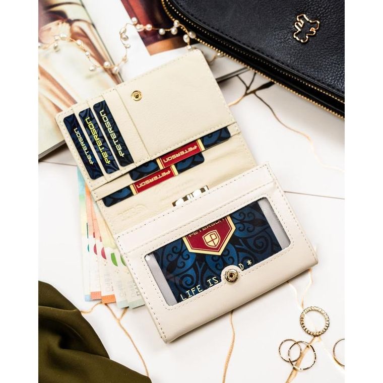 Portfel, mix, skóra ekologiczna, Peterson