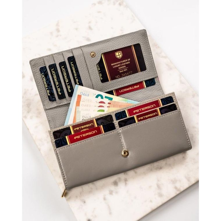 Portfel, mix, skórzany, Peterson