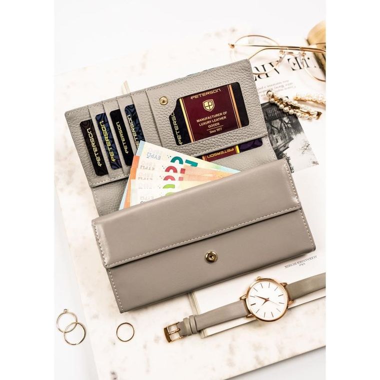 Portfel, mix, skórzany, Peterson