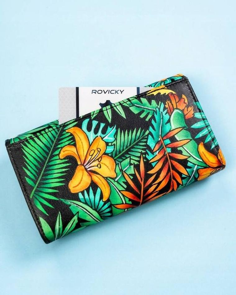 Portfel, mix, skórzany, Rovicky