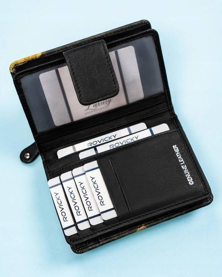 Portfel, mix, skórzany, Rovicky