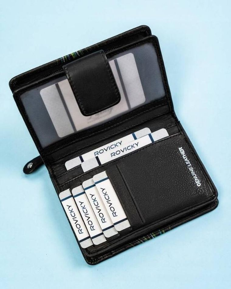 Portfel, mix, skórzany, Rovicky