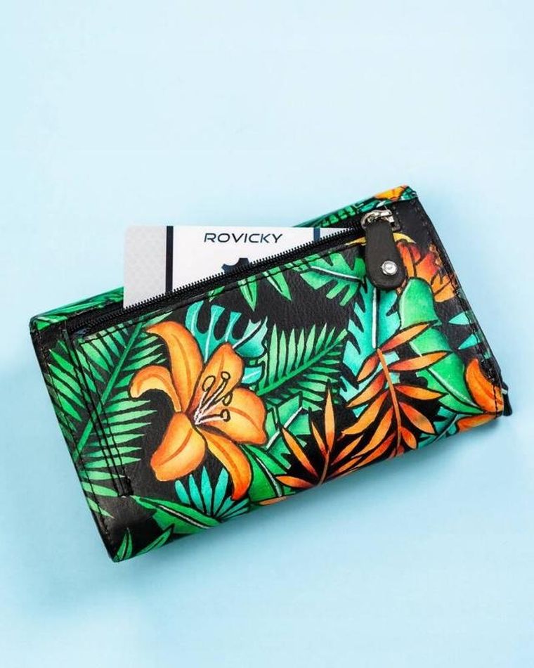 Portfel, mix, skórzany, Rovicky