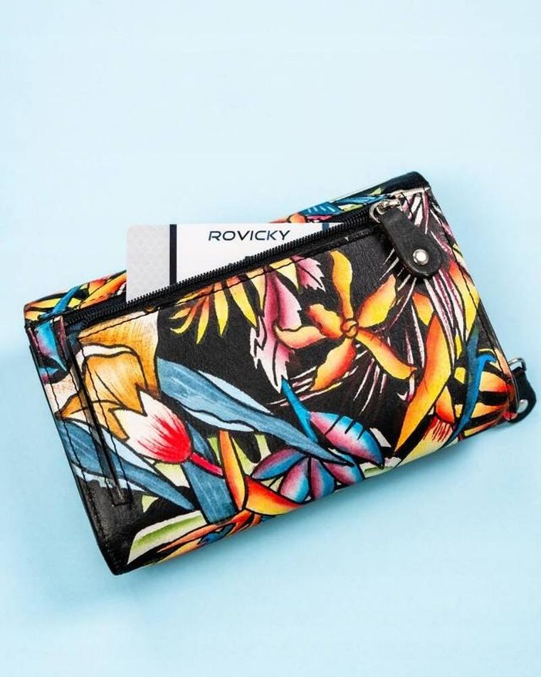 Portfel, mix, skórzany, Rovicky