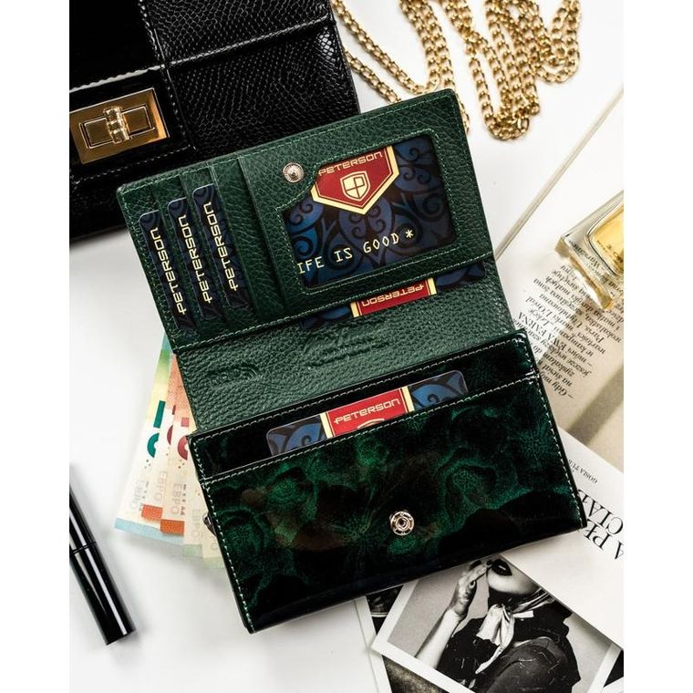 Portfel, zielony, Peterson
