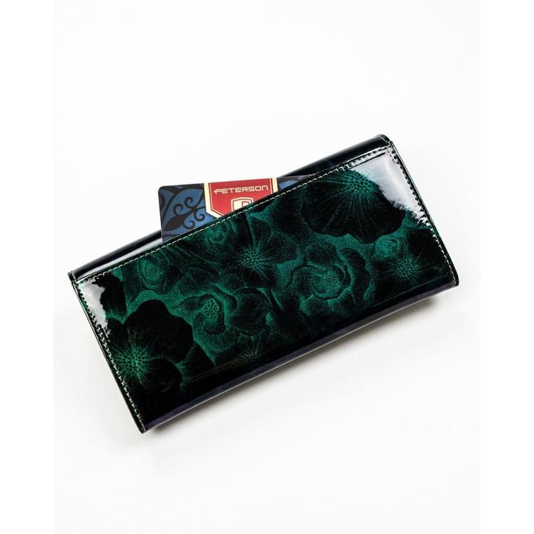 Portfel, zielony, RFID, Peterson