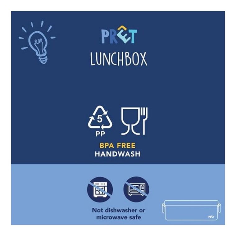 Pret, Dino, lunchbox z przegródką, navy, T-Rex