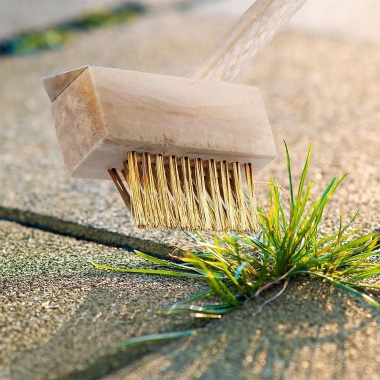 ProGarden, szczotka do chwastów, kostki brukowej ze skrobakiem, 35 cm