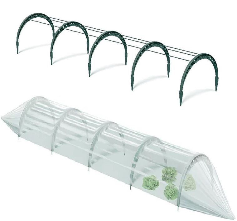 Prosperplast, Floo, tunel foliowy, szklarnia, zielona, 240 cm