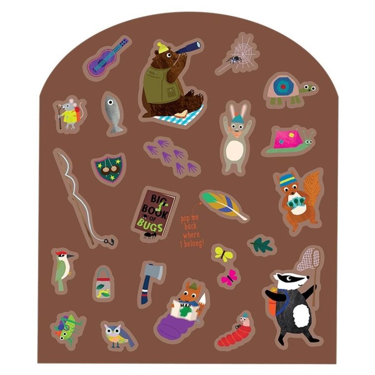 Przygoda. Zestaw naklejek wielokrotnego użytku