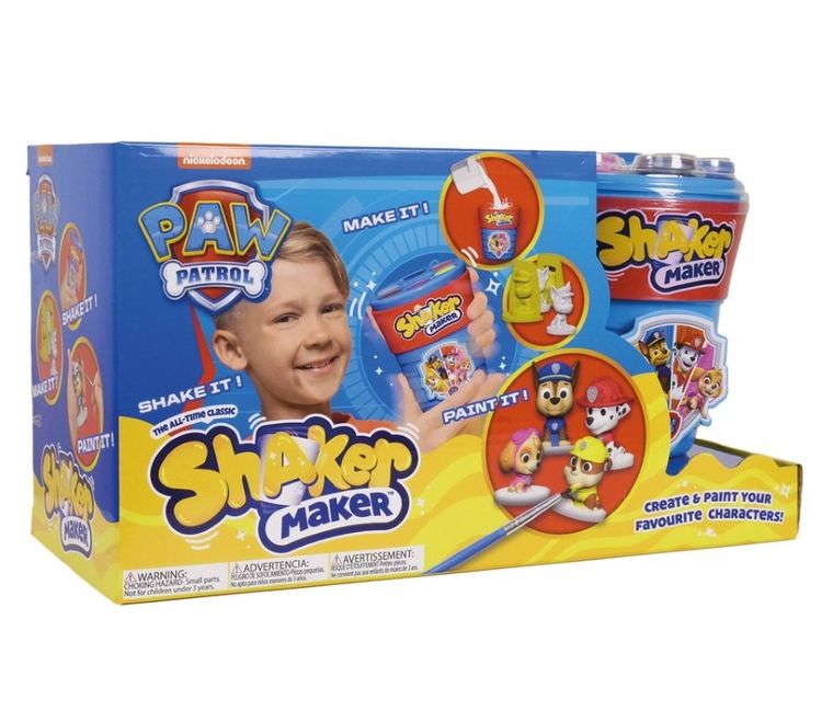 Psi Patrol, Shaker Maker, zestaw kreatywny do tworzenia i malowania figurek