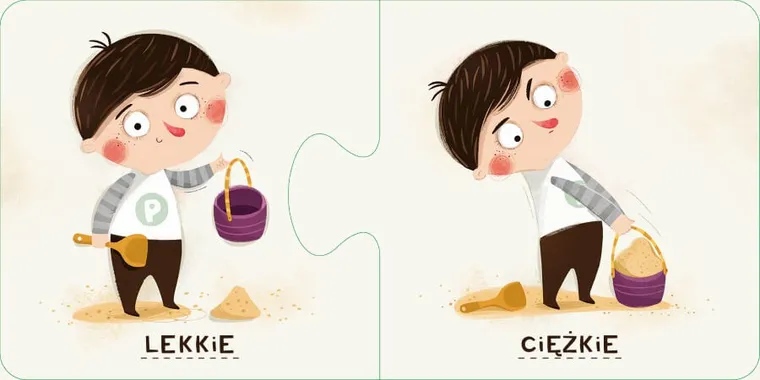 Pucio. Przeciwieństwa. Puzzle, 20 elementów