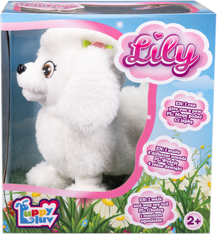 Puppy Luv, Lily, interaktywny piesek pudelek Lilly