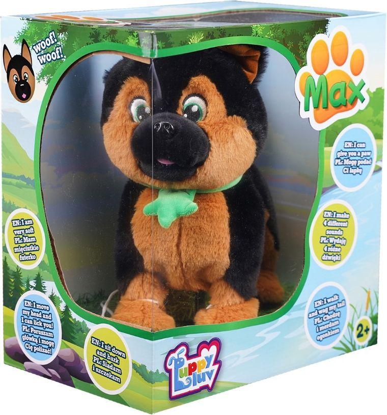 Puppy Luv, Max, interaktywny piesek owczarek niemiecki