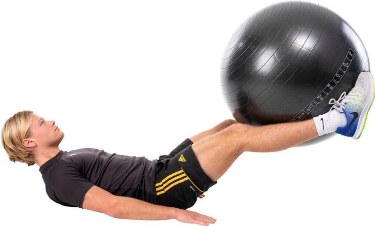 Pure 2 Improve, piłka do ćwiczeń fitness, czarna, 75 cm