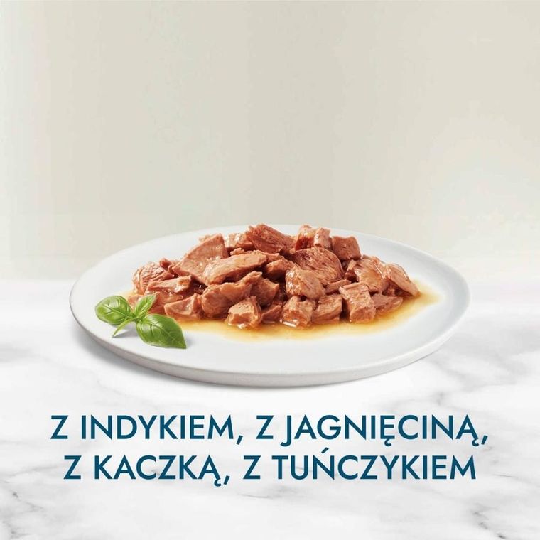 Purina Nestle, Gourmet Perle GiG MV, karma mokra dla kota, kaczka, 60-85 g