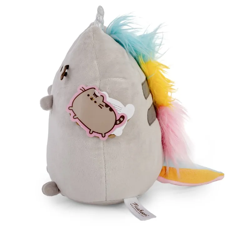 Pusheen, Jednorożec z tęczową grzywą, maskotka, 24 cm