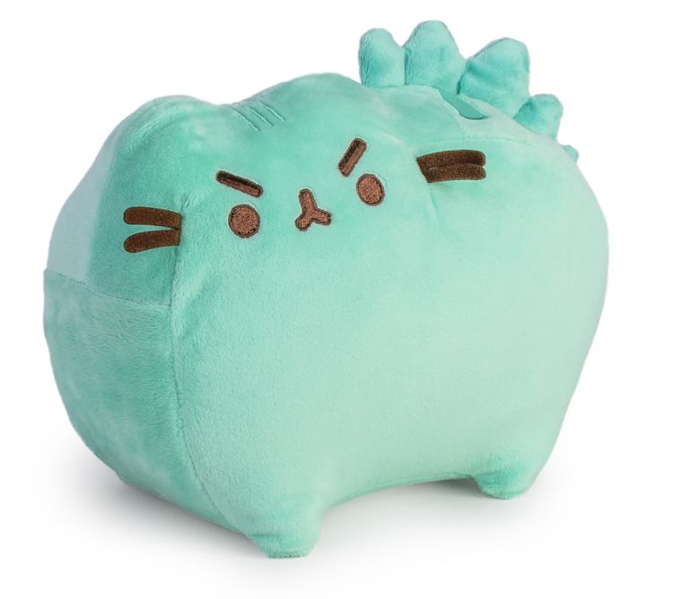 Pusheen, Pusheenosaurus, maskotka, miętowa, 24 cm