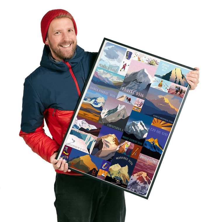 Puzzlove, Czuczu, Góry 8000 m n.p.m., puzzle, 1000 elementów