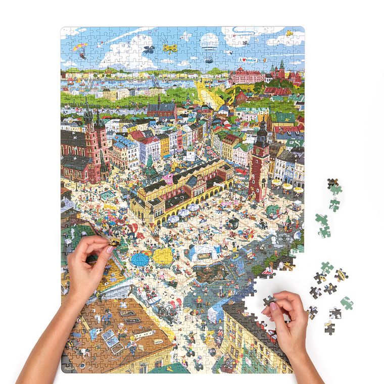Puzzlove, CzuCzu, Miasto Kraków, puzzle, 1000 elementów